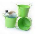 5" Lime Painted Side Handle Pail